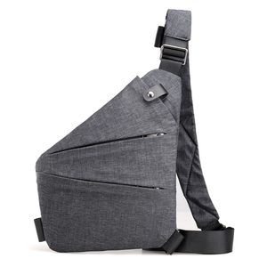 Anti Theft Crossbody Bag Men Multi-Pocket Travel Slim Sling Bag :P